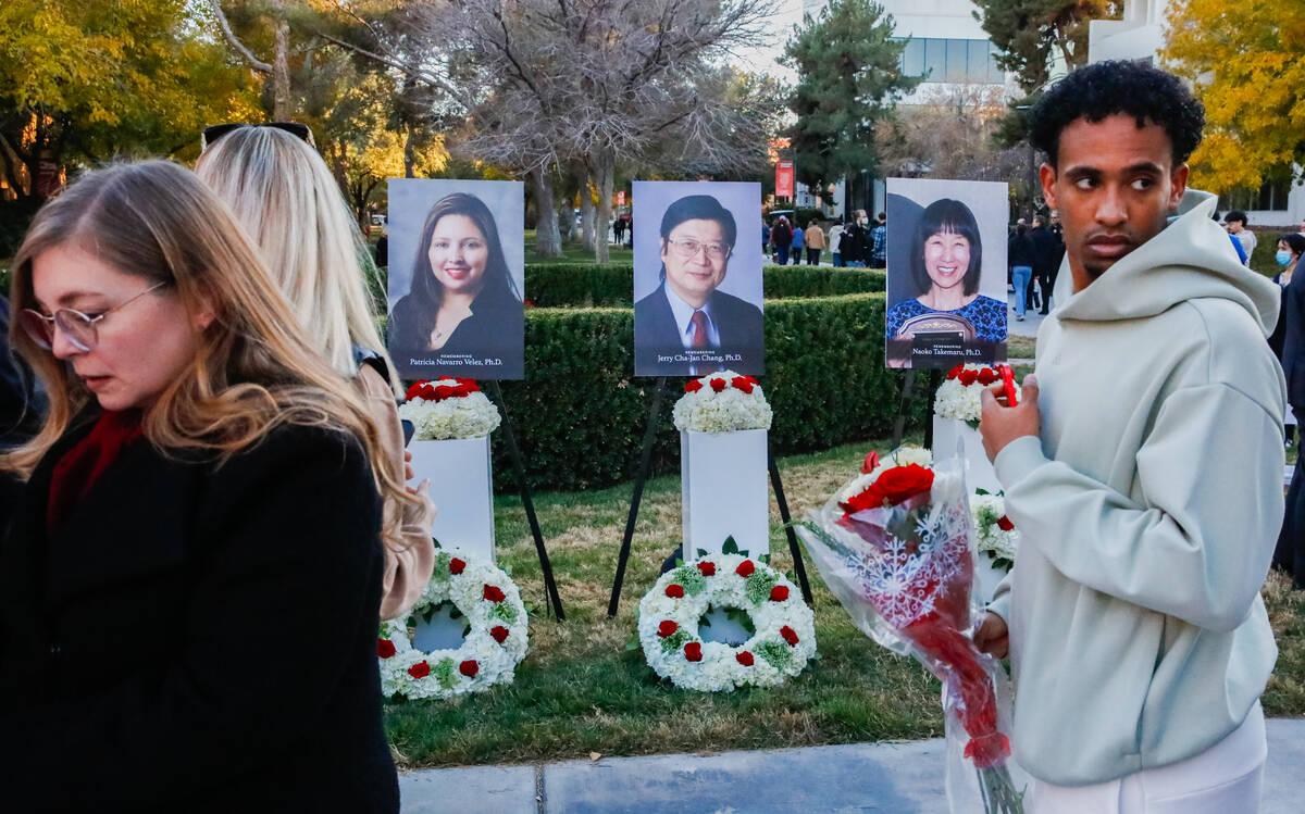 UNLV community members mourn the loss of three professors, Dr. Patricia Navarro Velez, pictures ...