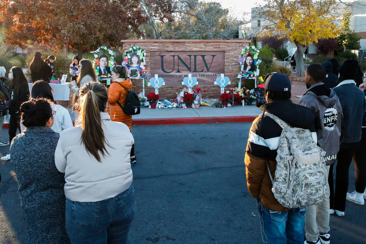 UNLV community members mourn the loss of three professors, Dr. Jerry Cha-Jan Chang, Dr. Patrici ...