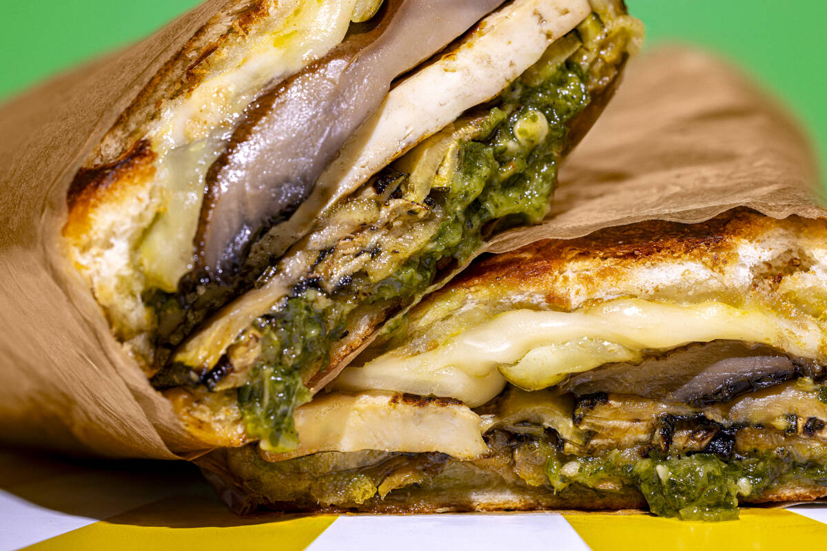 A vegetarian Cubano from The Chef Truck, the food truck created by famed chef Roy Choi and acto ...