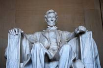 A look at Lincoln Memorial in Washington, D.C. Nevada came into the union on Oct. 31, nine days ...