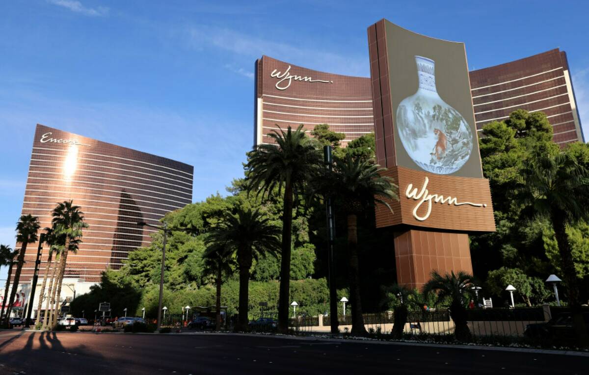 Wynn Las Vegas on the Las Vegas Strip, seen in October 2022. (K.M. Cannon/Las Vegas Review-Journal)