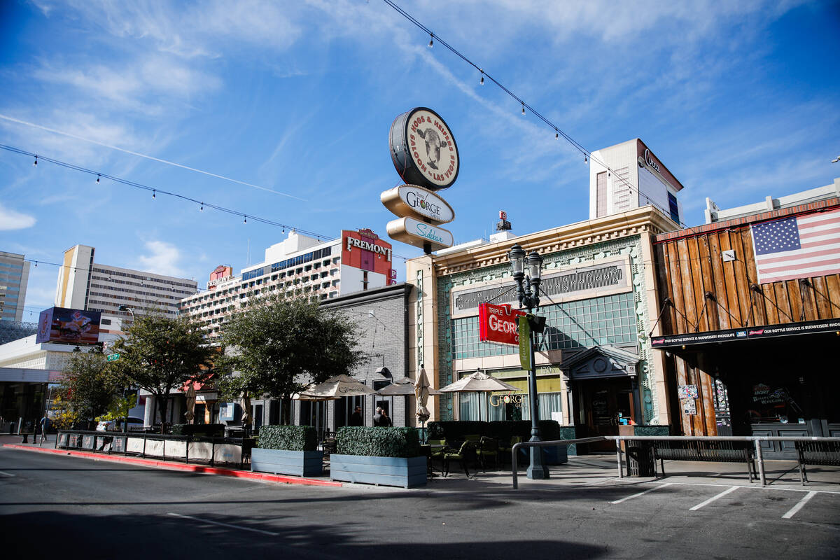 3rd Street in front of the Downtown Grand Hotel and Casino, as seen on Friday, Dec. 15, 2023, i ...