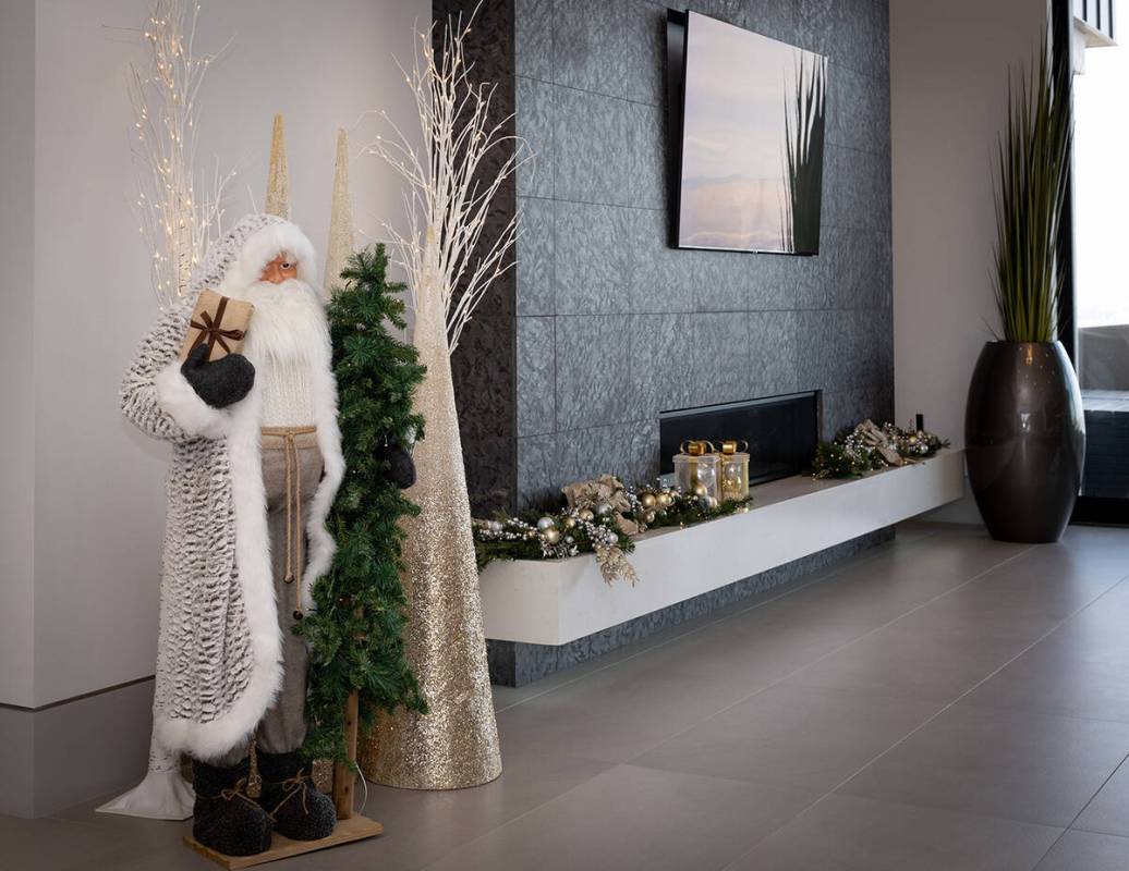 Interior designer Laura Sullivan turned this Ascaya into a “Silver Wonderland” using an ele ...