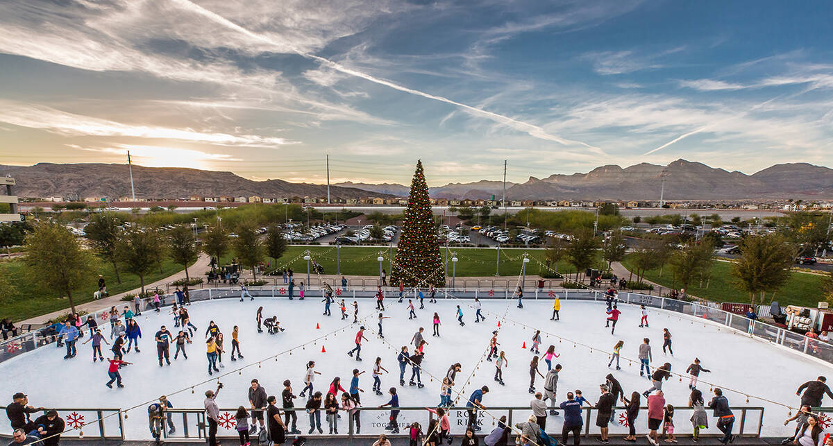 Downtown Summerlin also features Rock Rink, an outdoor skating rink presented by Live Nation th ...