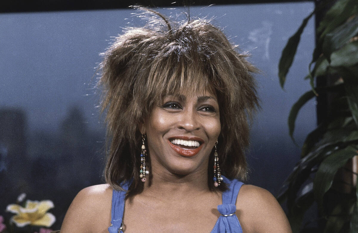 Tina Turner is shown during an interview for NBC'TV "Friday Nite Videos" at the Essex House Hot ...