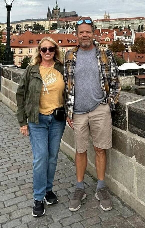 Karen Foote and her husband, Ray, are seen in an undated photo. (Credit: Kristine Woodworth)