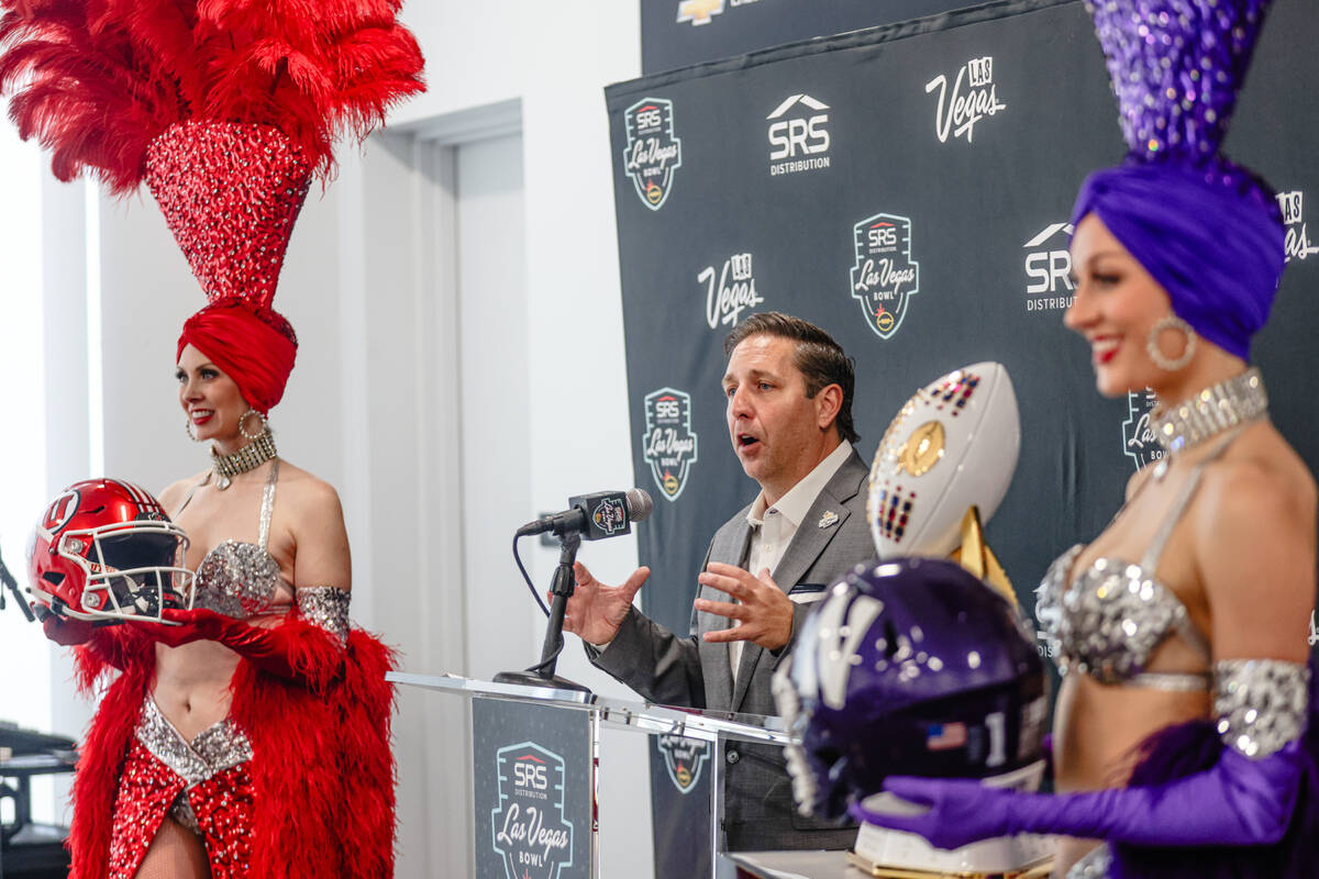 Las Vegas Bowl Executive Director John Saccenti announces that the Las Vegas Bowl will feature ...