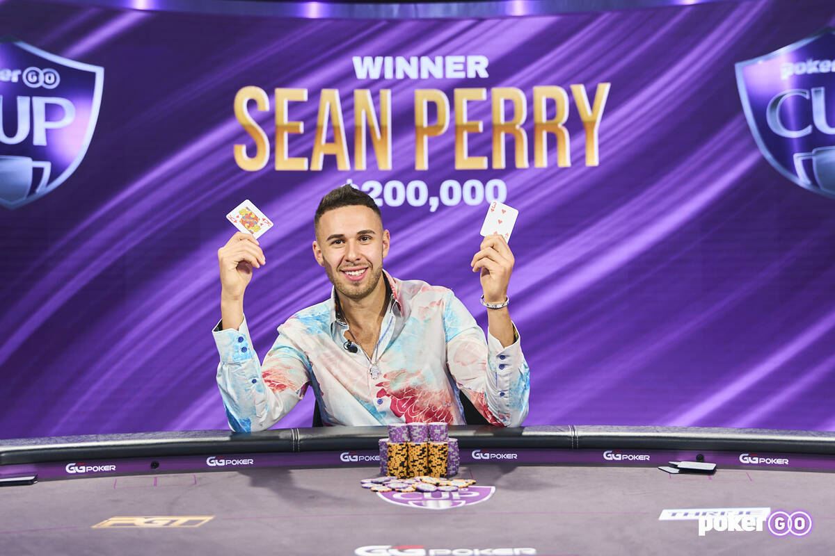 Sean Perry. Photo courtesy of PokerGO Cup