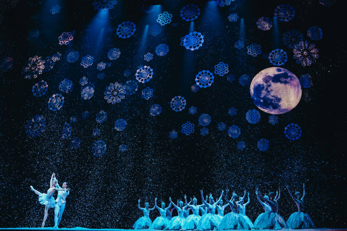 Dancers perform during a dress rehearsal of the Nutcracker at the Smith Center on Thursday, Dec ...