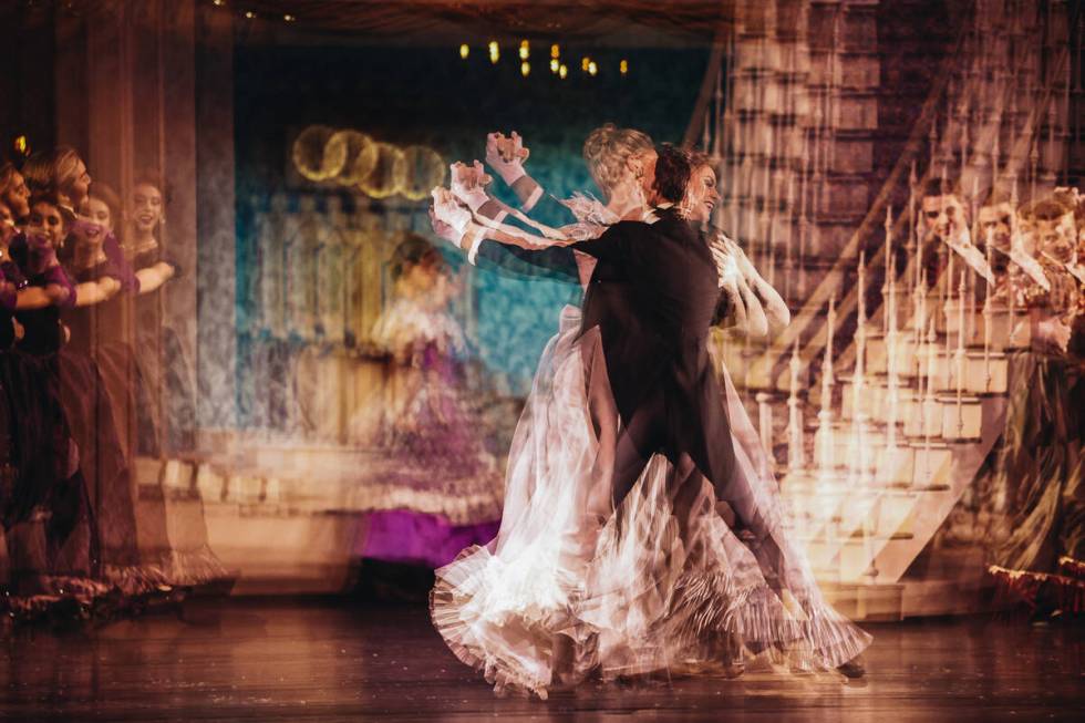 Dancers perform during a dress rehearsal of the Nutcracker at the Smith Center on Thursday, Dec ...