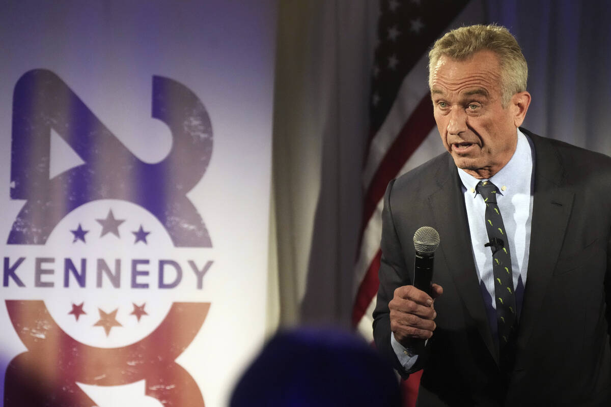 Robert F. Kennedy Jr. is one of the first major politicians running for president to address th ...