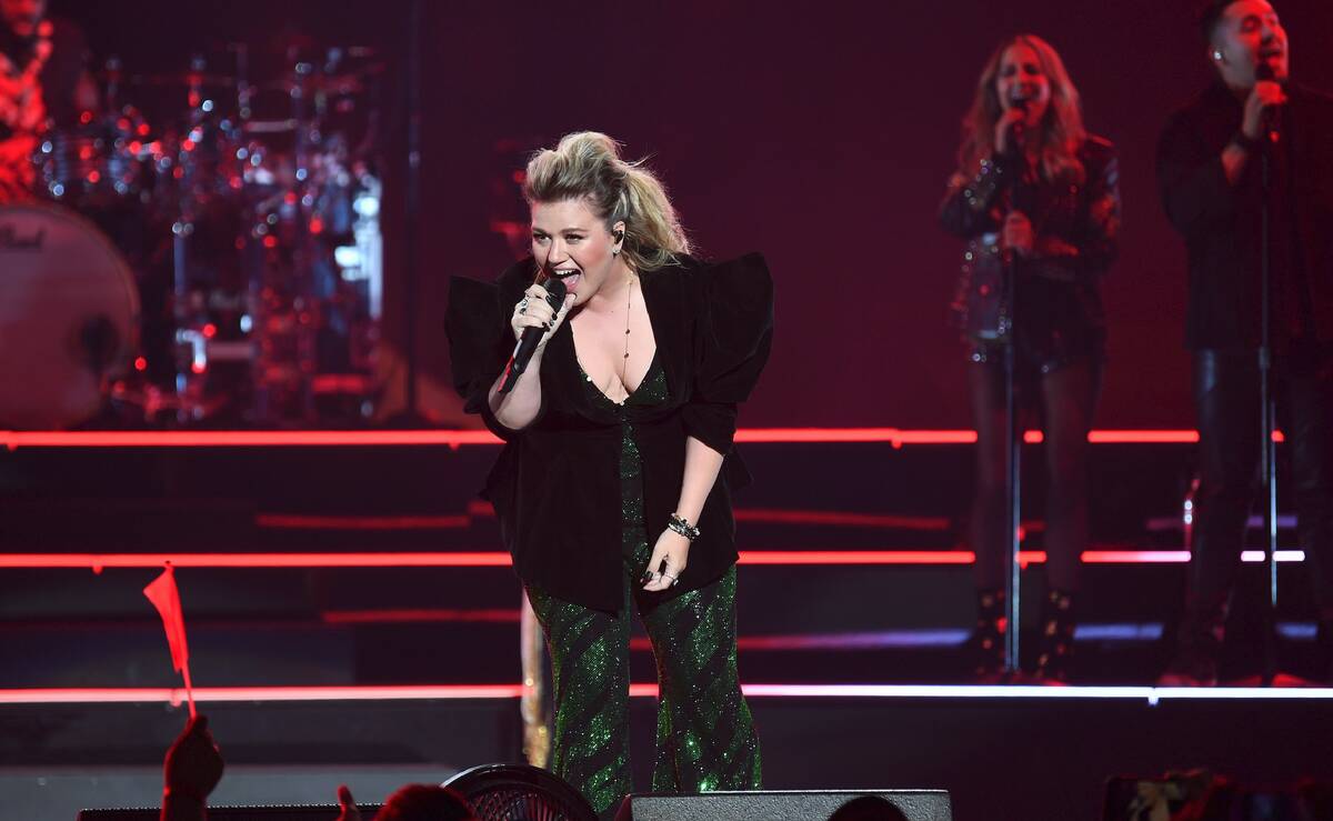 Kelly Clarkson performs at Bakkt Theater at Planet Hollywood on July 28, 2023, in Las Vegas. (D ...