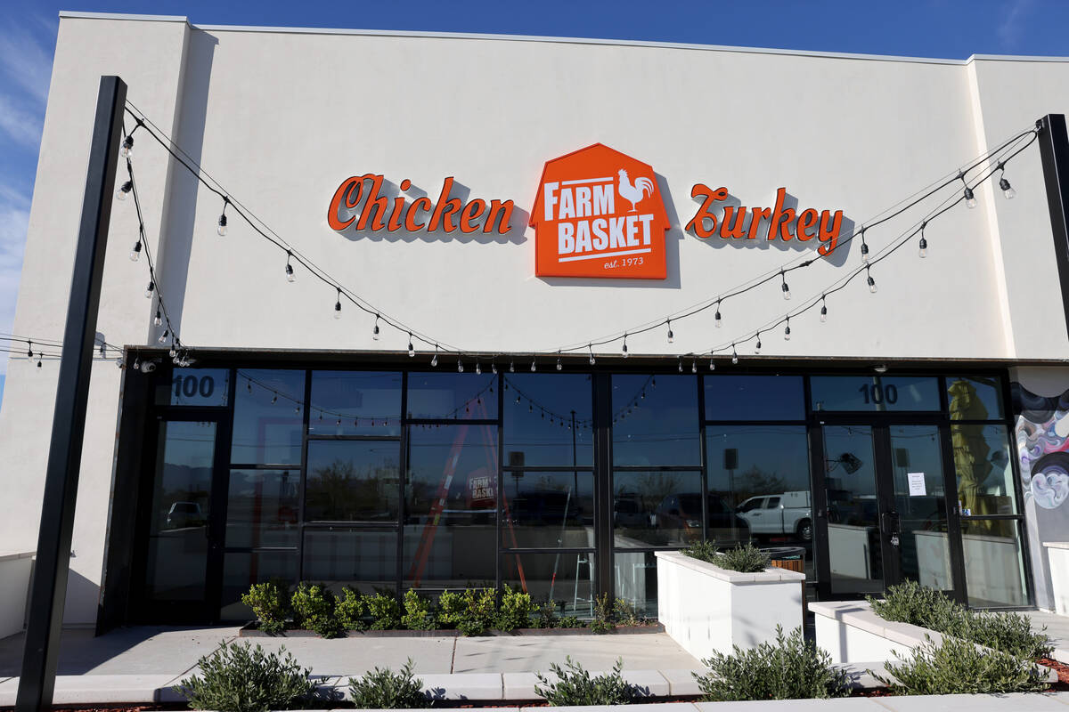 Farm Basket restaurant is shown under construction at 9435 S. Rainbow Blvd. near Blue Diamond R ...