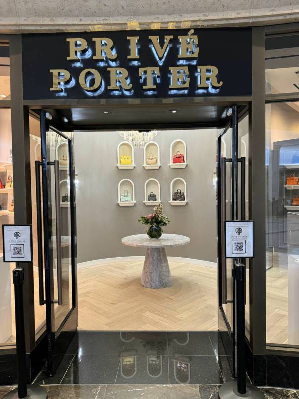 The second retail location for the luxury handbag reseller Prive Porter opened in the Grand Can ...