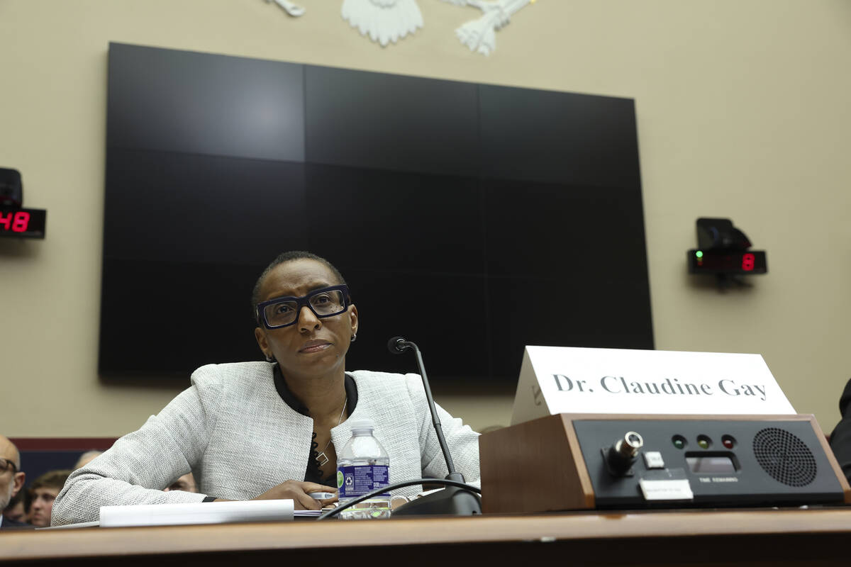 Dr. Claudine Gay, President of Harvard University, testifies before the House Education and Wor ...