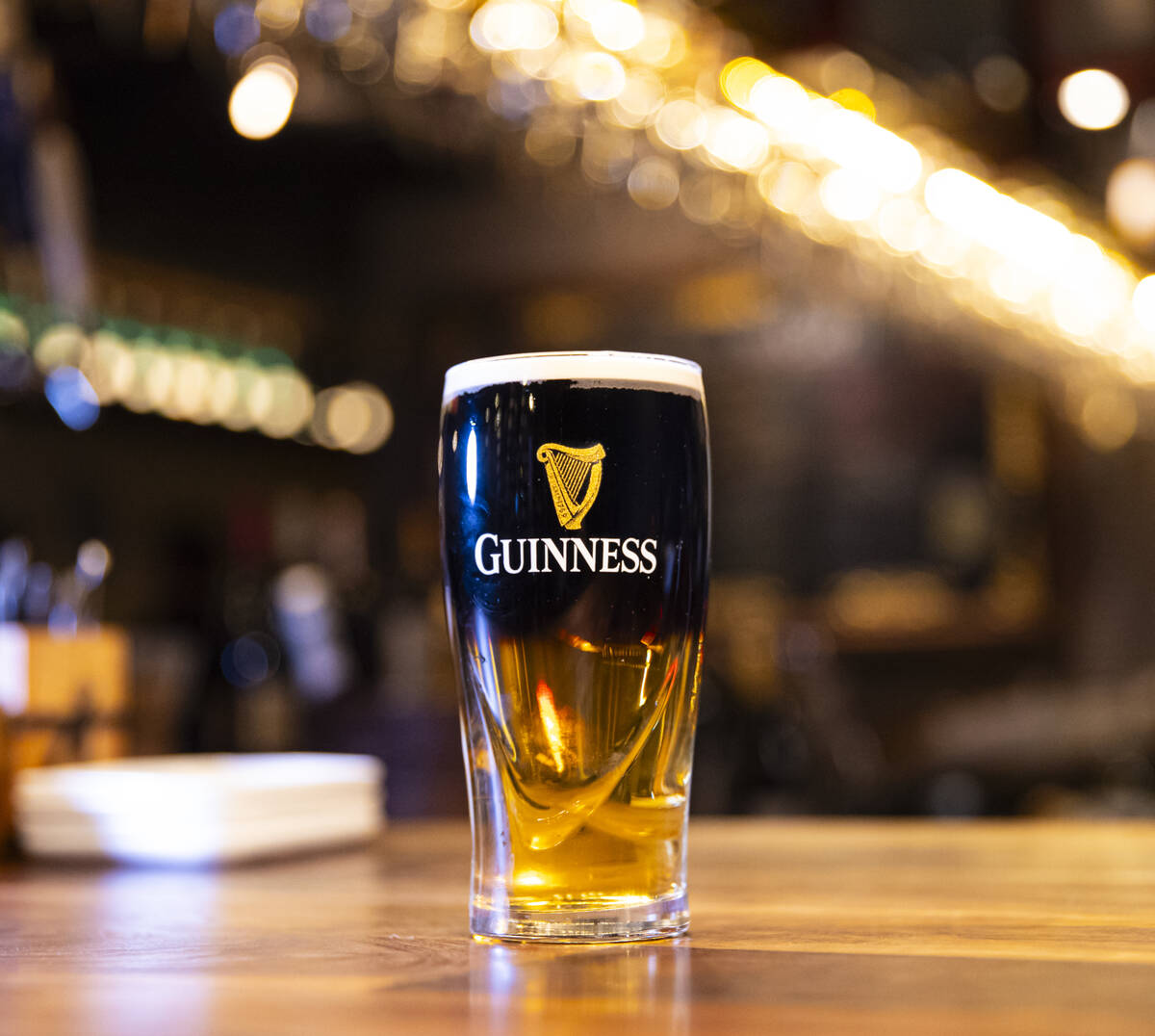 A black & tan beer cocktail is pictured at Casa de Raku, a tapas bar, on Tuesday, Jan. 9, 2 ...