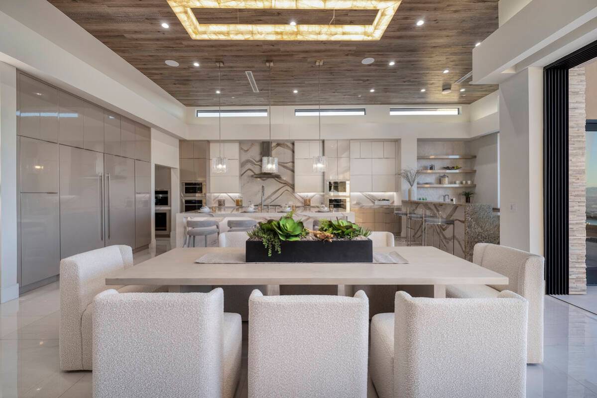 The dining area. (Douglas Elliman of Nevada)