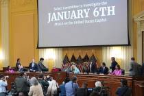 Committee members arrive as the House select committee investigating the Jan. 6 attack on the U ...