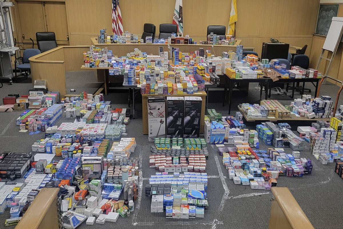 In this photo released by the San Francisco Police Department are some of the more than $200,00 ...