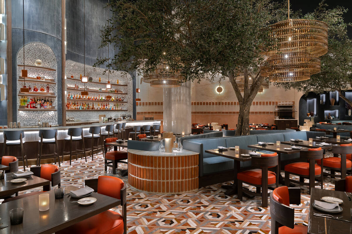 The interior of Orla, a Mediterranean restaurant created by chef Michael Mina, that opened Jan. ...