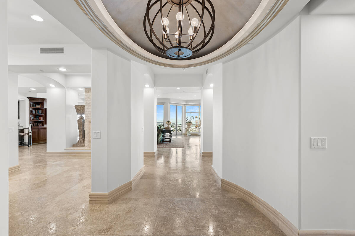 This One Queensridge Place penthouse sold for $5.45 million. (IS Luxury)