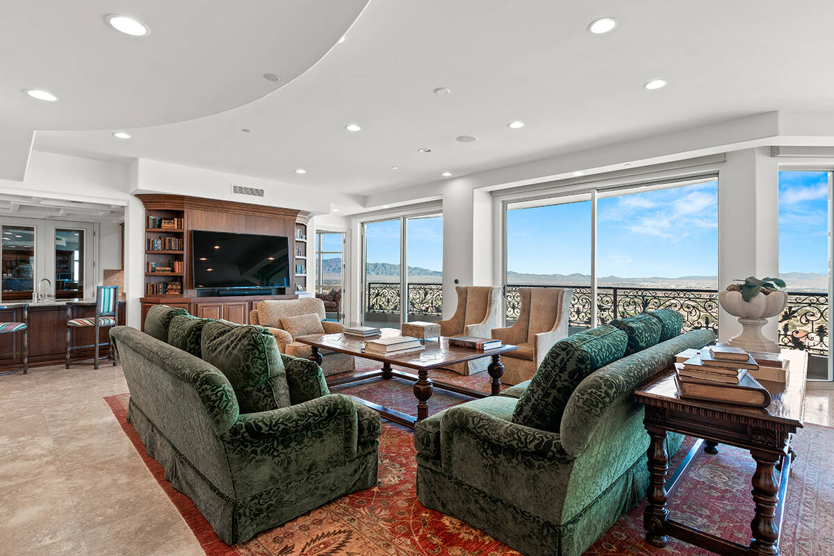 The One Queensridge Place penthouse measures 6,404 square feet. (IS Luxury)