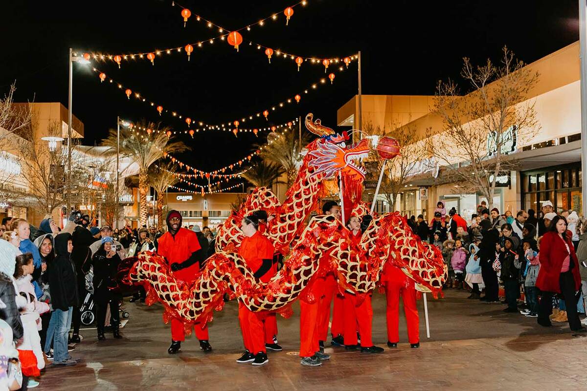 The parade will feature an oversized dragon. (Summerlin)