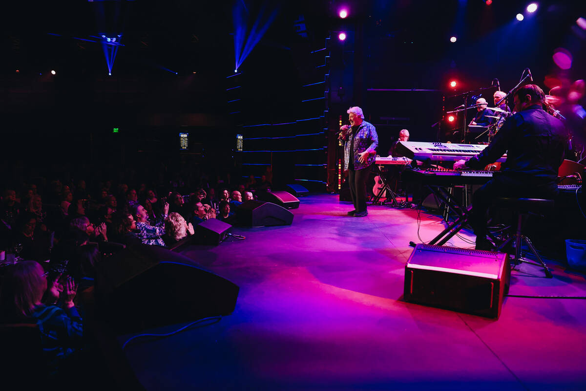 Tony Orlando performs his last live show in Las Vegas at the South Point Showroom on Sunday, Ja ...