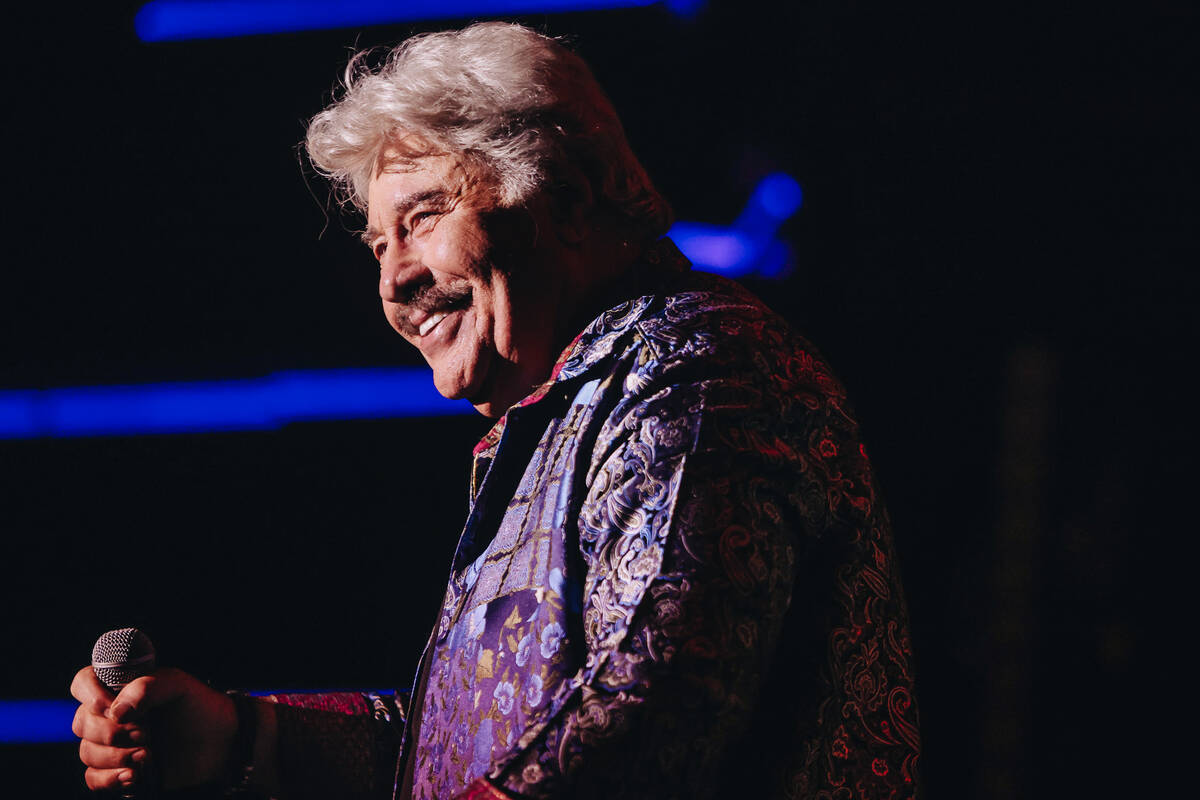 Tony Orlando performs his last live show in Las Vegas at the South Point Showroom on Sunday, Ja ...