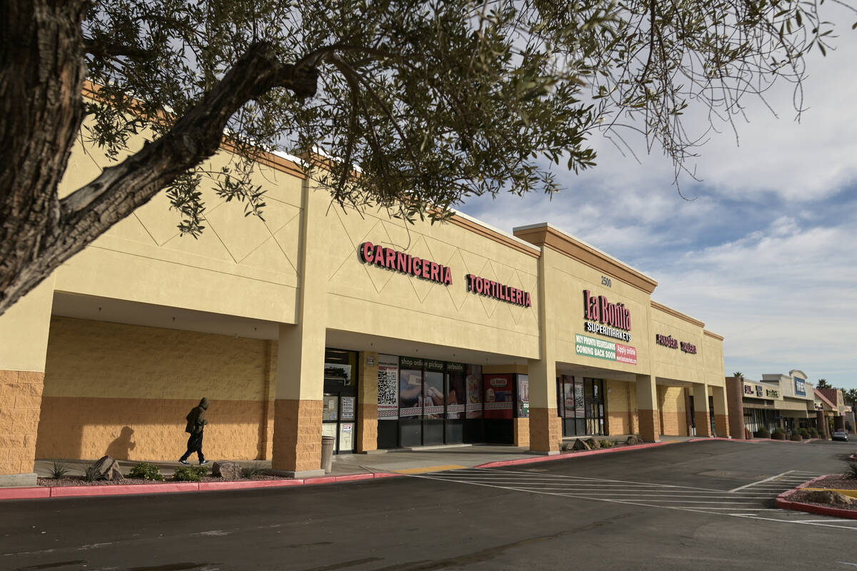 The La Bonita supermarket located in the Francisco Center at Desert Inn Road and Eastern Avenue ...