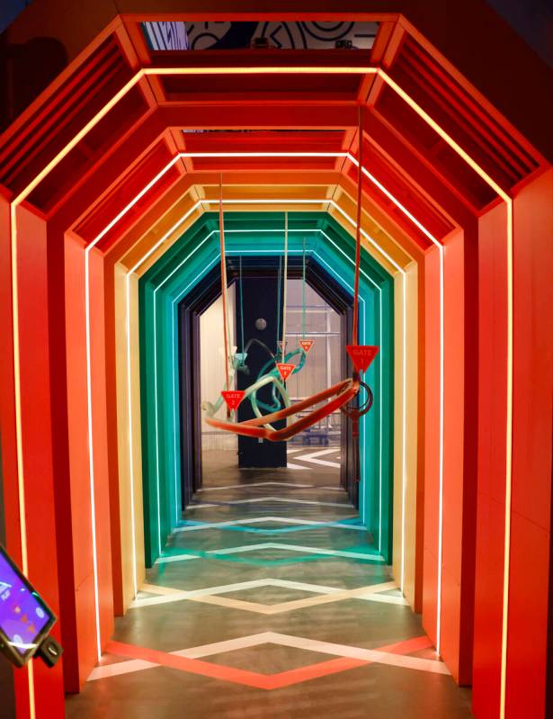 Ringer Run game is seen at Play Playground, a colorful interactive non-gaming venue, is seen at ...