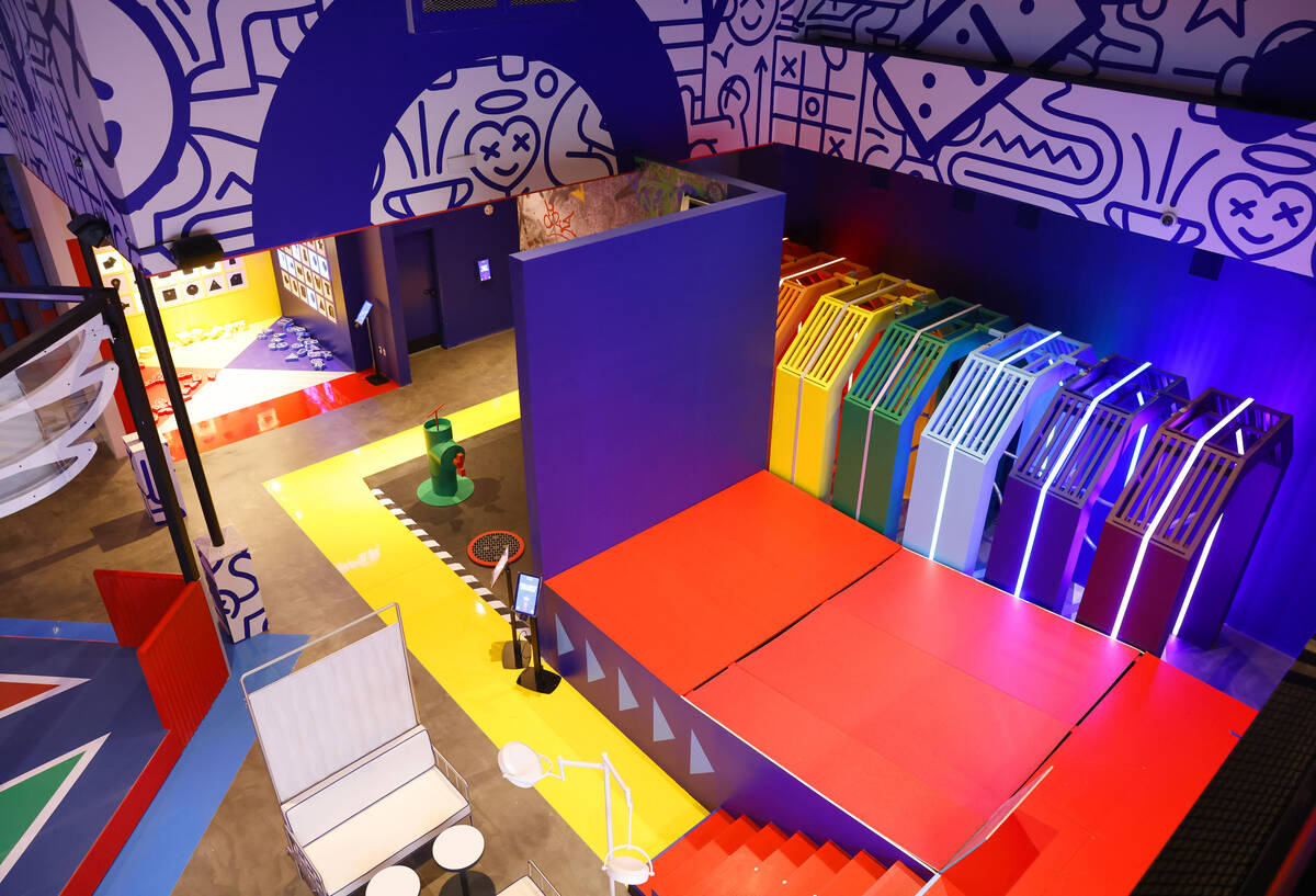 Play Playground, a colorful interactive non-gaming venue, is seen at the Luxor Hotel and Casino ...
