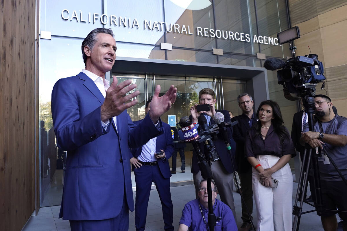 California Gov. Gavin Newsom said on Friday, Oct. 7, 2022, that he will call a special session ...