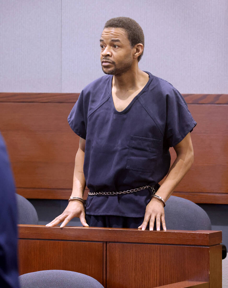 Jemarcus Williams, accused of a DUI crash that killed two Nevada Highway Patrol troopers, appea ...