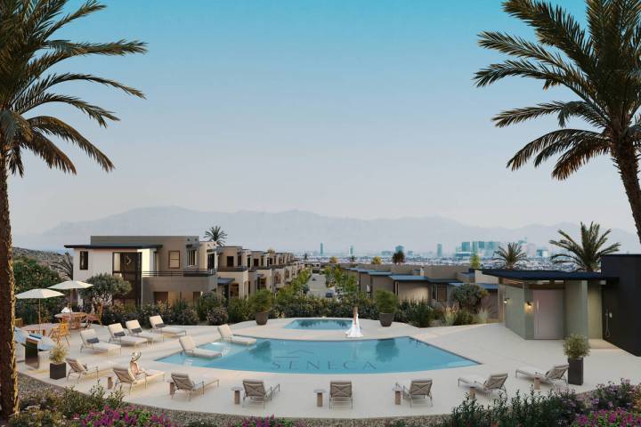 Rendering of new luxury attached homes that are renting for upwards of $7,000 a month in South ...