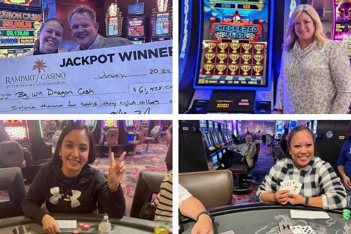 Here are some of the big winners in January across the Las Vegas Valley. (Harry Reid Internatio ...