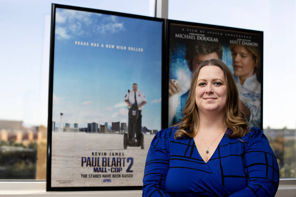 Kim Spurgeon, director of the Nevada Film Office, at the Grant Sawyer Building on Tuesday, Dec. ...