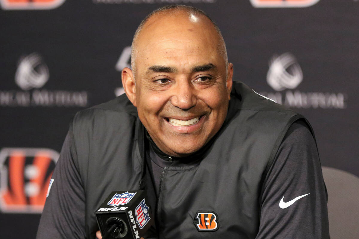 Marvin Lewis is shown on Dec. 16, 2018. (AP Photo/Gary Landers, File)