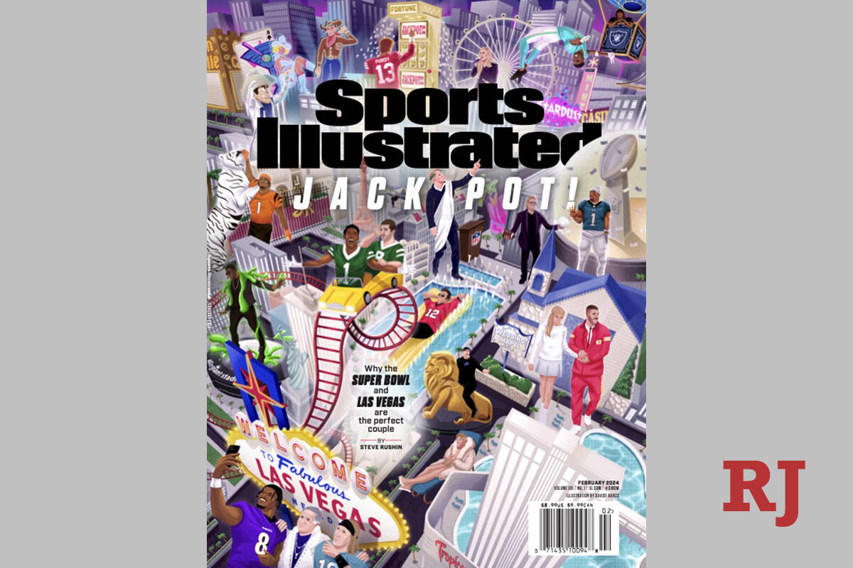 The Las Vegas-Super Bowl "Jackpot" Sports Illustrated cover. (Sports Illustrated)