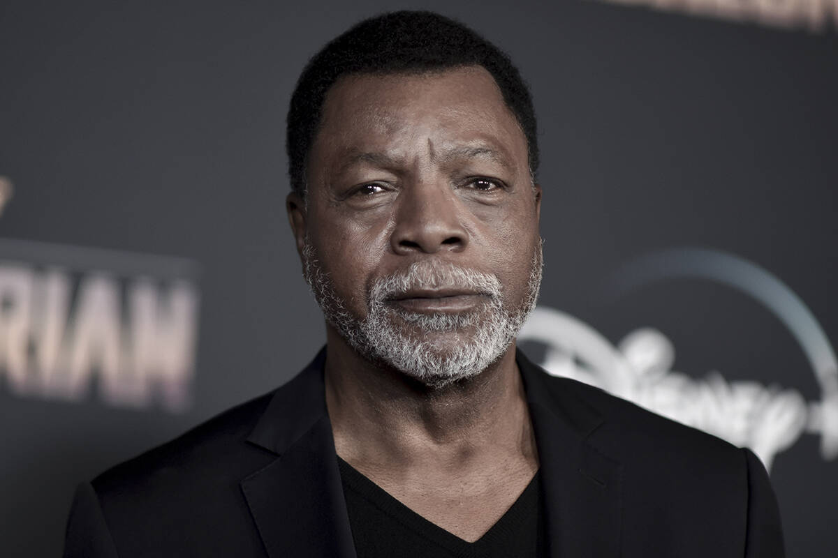 Carl Weathers attends the LA premiere of "The Mandalorian," at the El Capitan Theatre ...