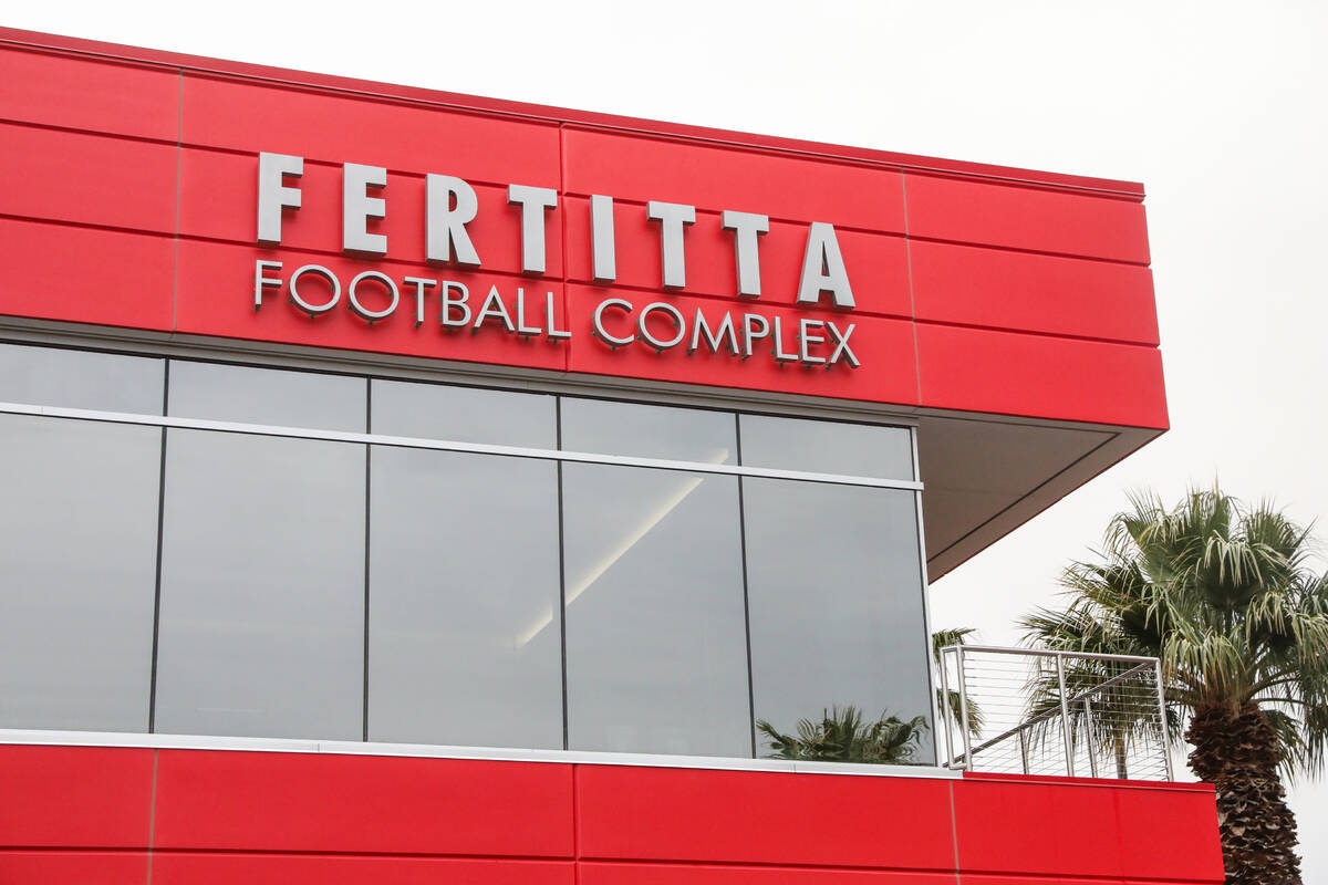The San Fransisco 49ers training facility for Super Bowl LVIII is being held at the UNLV Fertit ...