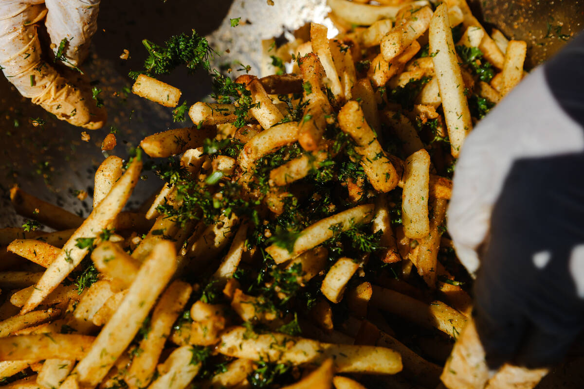 Garlic herb fries from local restaurant Forte European Tapas Bar & Bistro at Guy’s F ...