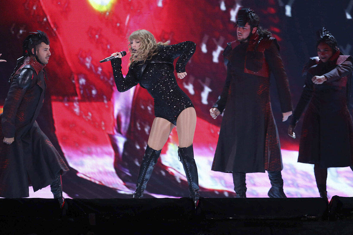 Taylor Swift. (Photo by Robb Cohen/Invision/AP)