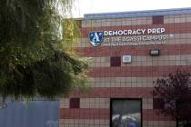 Democracy Prep at the Agassi Campus is shown in Las Vegas on Wednesday, Jan. 17, 2024. (K.M. Ca ...