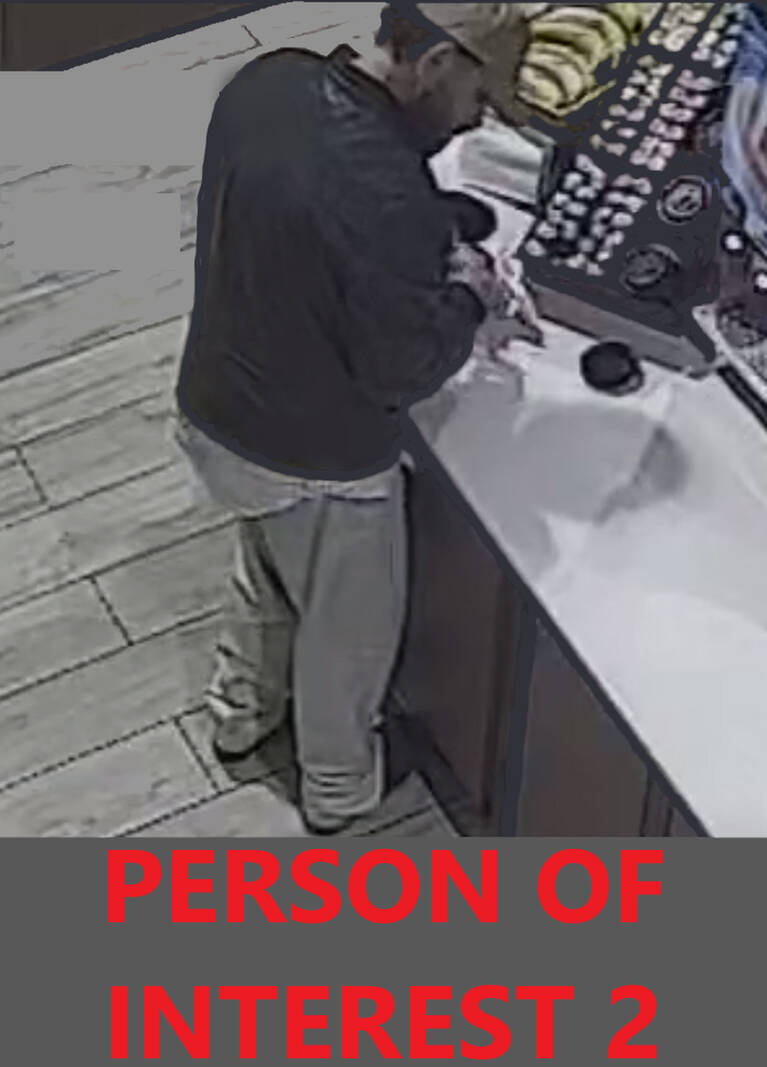 A person of interest in connection the theft of a truck in Mesquite and an ATM in Littlefield, ...