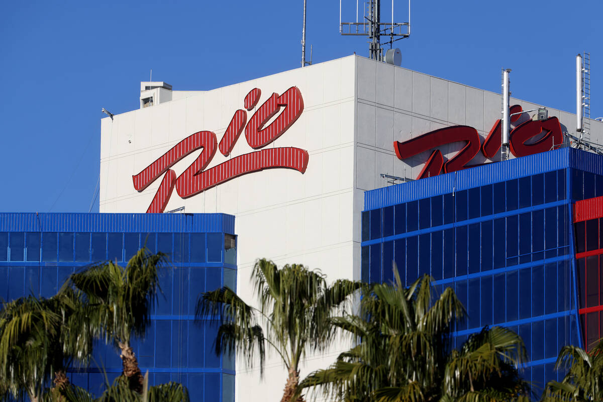 The Rio is shown in Las Vegas on Tuesday, Feb. 13, 2024. (K.M. Cannon/Las Vegas Review-Journal) ...