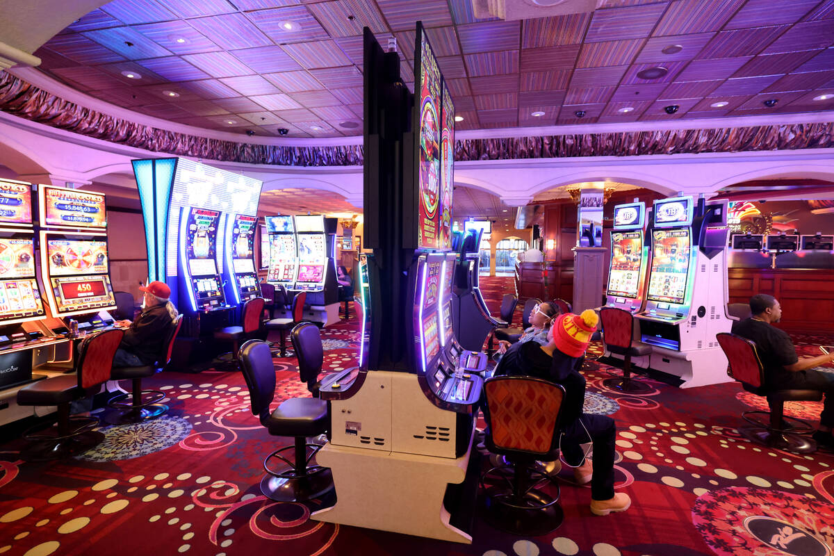 The casino floor at the Rio is shown in Las Vegas on Tuesday, Feb. 13, 2024. As part of ongoing ...