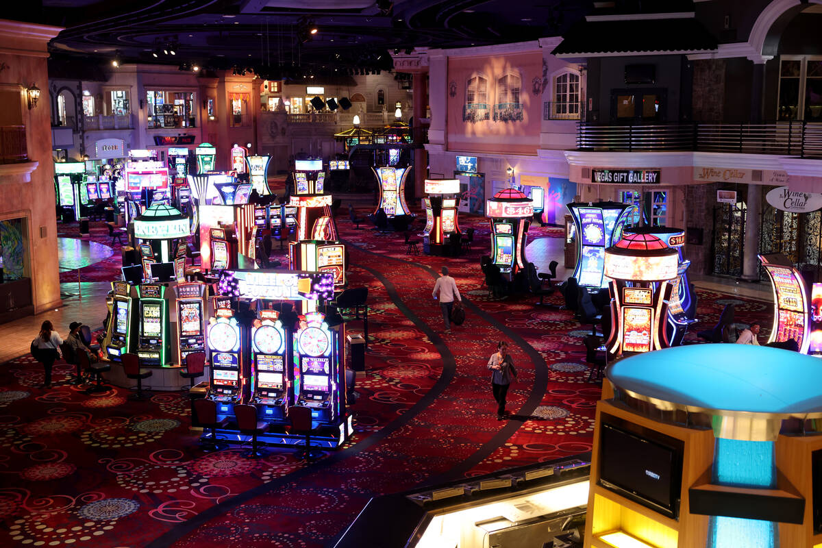 The casino floor at the Rio is shown in Las Vegas on Tuesday, Feb. 13, 2024. As part of ongoing ...