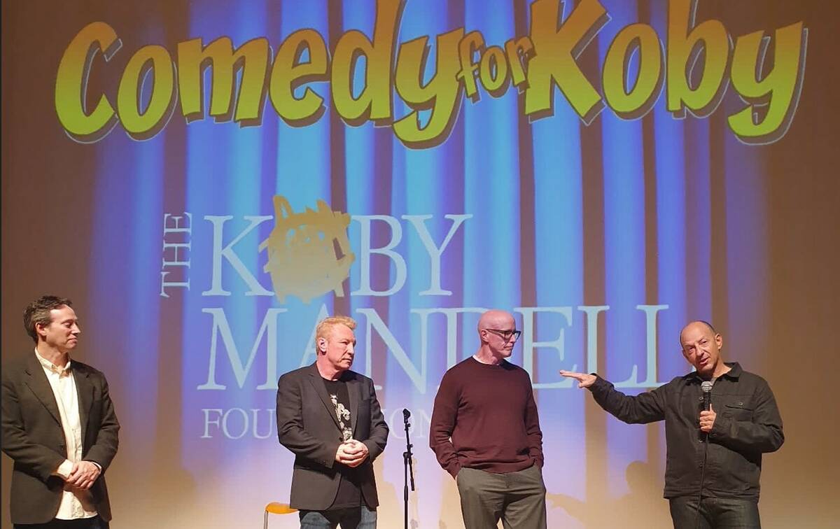 Comics Avi Liberman, Butch Bradley, Peter Berman and Brian Kiley are shown during the Comedy fo ...