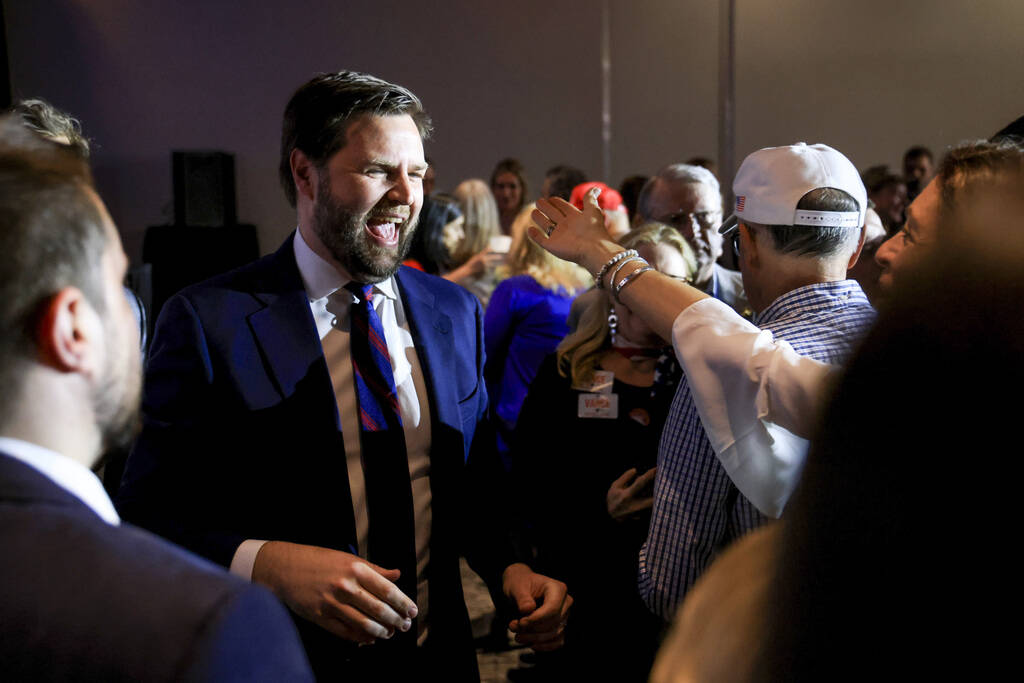 Republican Sen. JD Vance. (AP Photo/Aaron Doster)